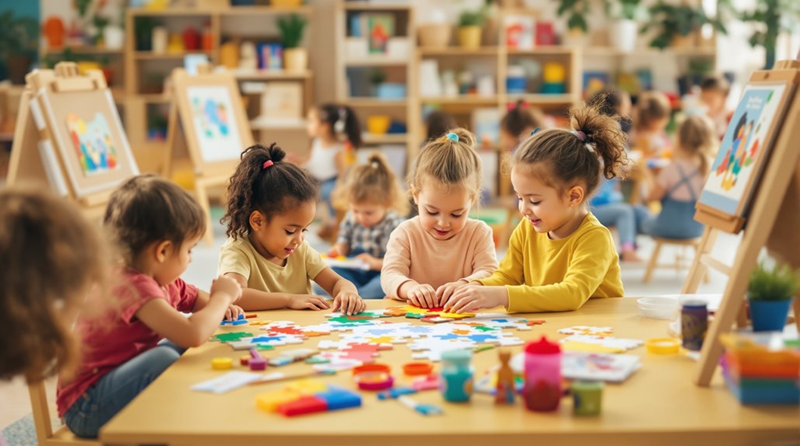 kids-playing-with-puzzles-at-contemporary-kids-learning-centre Kids Playing With Puzzles At Contemporary Kids Learning Centre