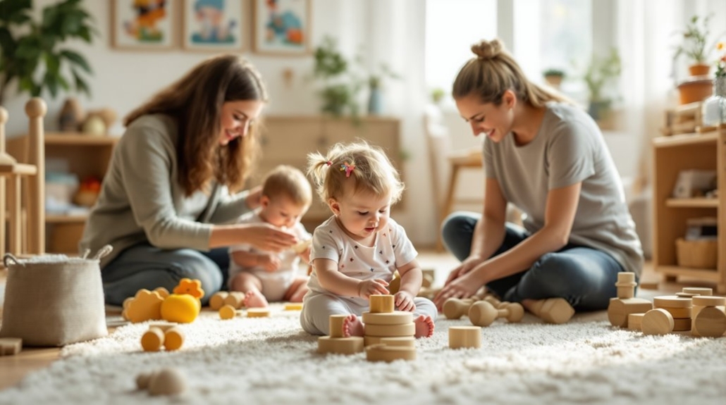 toddlers-playing-with-blocks-at-contemporary-kids-learning-centre Toddlers Playing With Blocks At Contemporary Kids Learning Centre